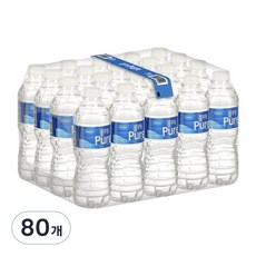 풀무원 퓨어 생수, 500ml, 80개