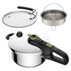Tefal 特福 Secure時尚壓力鍋 7人用, 1組, 4L, 混色