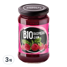 루돌프 유기농 라즈베리잼, 400g, 3개