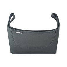 UPPAbaby 美國 吊掛式置物袋, 3個隔層1個拉鍊袋, 可調式固定帶, 輕巧大容量, 黑色, 1個