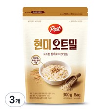 포스트 현미 오트밀, 300g, 3개