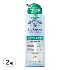 닥터그루트 스칼프 솔루션 가려운 두피용 샴푸, 700ml, 2개