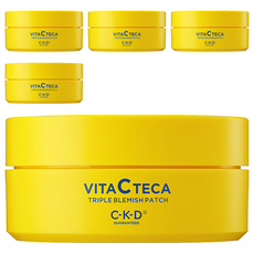 C-K-D GUARANTEED Vita C Teca亮白三重淡斑局部面膜, 5罐, 60入