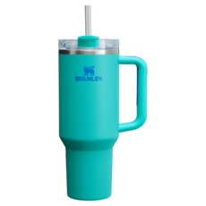 스탠리 퀜처 H2.0 플로우 스테이트 텀블러, 아쿠아 그린, 1.18L, 1개 아쿠아 그린, 1.18L, 1개