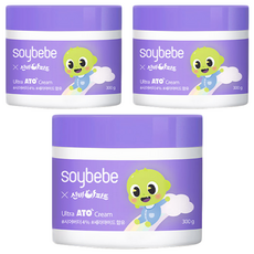 soybebe 幼兒用Ultra ATO乳霜, 300g, 3個