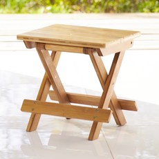 코시나 대나무 접이식 의자 사각