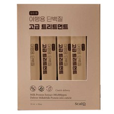 스칼큐 여행용 바르는 단백질 스틱 일회용 헤어트리트먼트 20p, 200ml, 1개