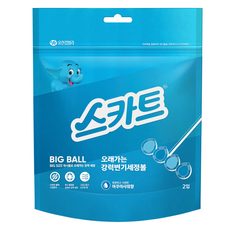 스카트 오래가는 강력 변기 세정볼 아쿠아샤워향 2p, 120g, 1개