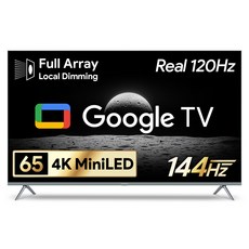 더함 4K UHD QLED 스마트 Mini LED 144Hz 로컬디밍 돌비 AI 구글3.0 게이밍프로 TV 방문설치, 165cm(65인치), UG651MINILED-SMART-GAMING144-24T1, 무타공 벽걸이형(추가비용발생)