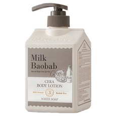 밀크바오밥 세라 바디로션 화이트솝, 600ml, 1개