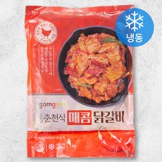 곰곰 춘천식 매콤 닭갈비 (냉동), 1kg, 1개