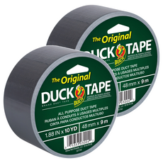 DUCK TAPE 原廠強力膠帶灰色 48mm x 9m, 2個