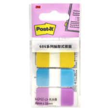 3M Post-it 利貼 抽取式標籤 686MC-5, 36張, 1包