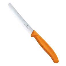 VICTORINOX 瑞士維氏 番茄刀餐刀 鋸齒, 橘色, 1支