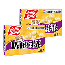 Jolly Time 微波爆米花 奶油口味, 免備料免開火 美國暢銷品牌, 300g, 2盒