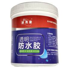 好秀家 透明防水膠, 透明防水 黏性高 韌性強, 大容量防水膠 1kg, 1個