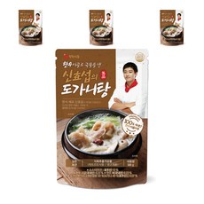 한우사골로 국물을 낸 신효섭의 도가니탕, 500g, 4개