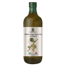 Diantha 第一山 100% 葡萄籽油，1000毫升，含維生素E，義大利原裝進口, 1L, 1瓶