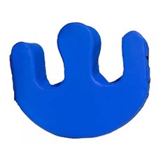 FUZIKON MEDICAL EQUIPMENT 富士康 山形翻身枕, 藍色海綿PU皮, 助力老人或行動不便者翻身輔助, 40 x 48 x 13cm, 藍色