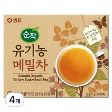 순작 유기농 메밀차, 1.5g, 40개입, 4개