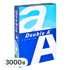 Double A 多功能影印紙, A4尺寸 500張裝 80gsm, A4, 3000張