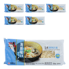 五木 海鮮拉麵, 精選優質麵條, 口感彈牙, 321g, 6包