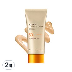 더페이스샵 파워 롱래스팅 선 크림 SPF50+ PA+++, 80ml, 2개