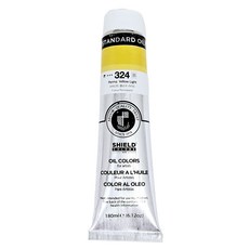 쉴드 스탠다드 유화물감 전문가용 324 PERMA.YELLOW LIGHT, 180ml, 324 Perman Yellow Light