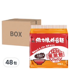 維力 辣炸醬麵重量包 123g, 48包