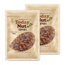 투데이넛 구운아몬드, 300g, 2개