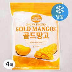 베리필드 골드망고 (냉동), 1kg, 4팩