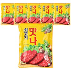 대상 청정원 쇠고기맛나, 2kg, 6개