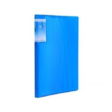 희망 고투명 크리어화일 10매입, 청색, 5개