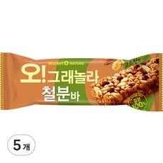 마켓오네이처 오 그래놀라 철분바, 35g, 5개