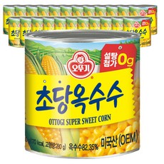 오뚜기 스위트콘340g 오뚜기 수퍼 스위트콘 초당옥수수 340g 24개