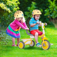 ZOKO 折疊迷你幼兒三輪車, 黃色