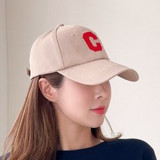 딥톡 C로고 캐주얼 남녀공용 볼캡 모자 SB17