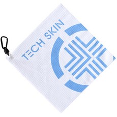 TECH SKIN 經典磁吸高爾夫毛巾, 灰色 藍色, 1個