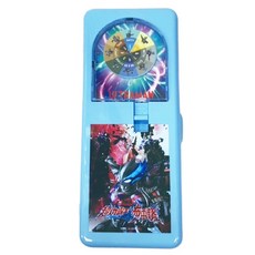 收納王妃 超人力霸王 布雷薩 幸運轉輪筆盒, 淺藍色, 1個