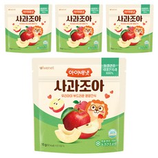아이배냇 사과 조아 과일칩, 4개, 15g