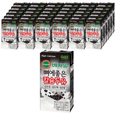 베지밀 뼈에좋은 칼슘두유 검은 콩 깨 쌀, 190ml, 64개