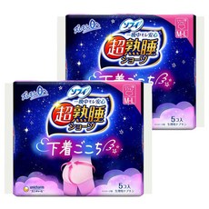 SOFY 蘇菲 超熟睡衛生棉褲 量多夜用衛生棉褲, M~L, 5片, 2包
