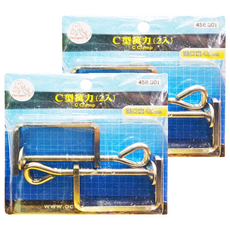 Octopus 章魚牌 C型萬力 Set 2入, 張口45mm 夾持固定專用, 2組