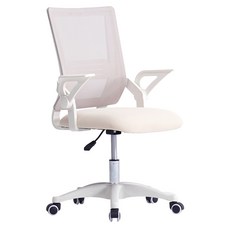 DANIKA 高級網狀辦公椅 GM-127W, 象牙白色, 540 x 570 x 930mm 全長1170mm, 象牙白