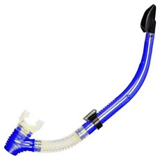 AQUATEC 矽膠呼吸管 SN-200, 無毒矽膠, 潛水設備CE認證產品, 藍色
