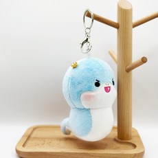 푸른뱀 인형 키링, 120mm, 블루, 1개 블루, 1개, 120mm