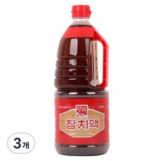 한라 참치액, 1.5L, 3개