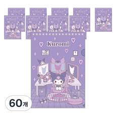 산리오 L 홀더 쿠로미 room, 퍼플, 60개