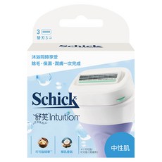 Schick 舒適牌 仕女除毛刀片 Set 3入, 含可可脂精華及椰乳香氣, 1盒