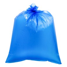 생활미소 분리수거 비닐봉투 평판 청색 100매, 1개, 50L
